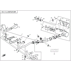 Bolt M6X12 by CF Moto 30006-060012830 OEM Hardware 30006-060012830 Northstar Polaris