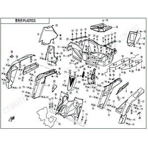 Bolt M6X17 by CF Moto 8010-000005-1000 OEM Hardware 8010-000005-1000 Northstar Polaris