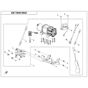 Bolt M6X22 by CF Moto 30006-060022810 OEM Hardware 30006-060022810 Northstar Polaris