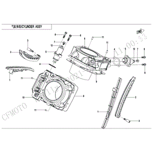 Bolt M6X25 by CF Moto 0010-021017-0010 OEM Hardware 0010-021017-0010 Northstar Polaris