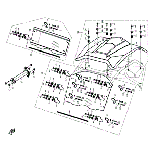 Bolt M6X30 by CF Moto 30102-060030840 OEM Hardware 30102-060030840 Northstar Polaris