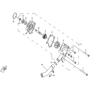 Bolt M6X70 by CF Moto 0020-011018-0030 OEM Hardware 0020-011018-0030 Northstar Polaris