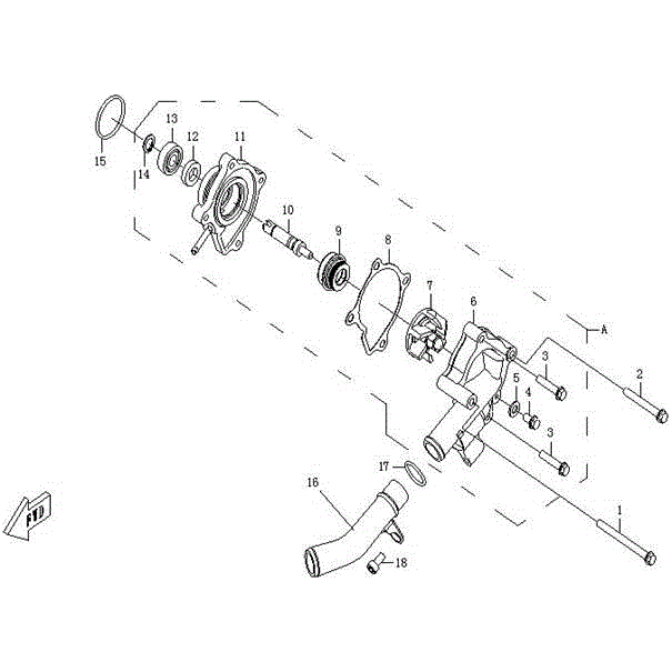 Bolt M6X70 by CF Moto