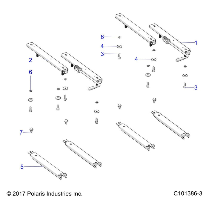 Bolt-M8X1.25X16,Hxhdflg,W/Ptch by Polaris