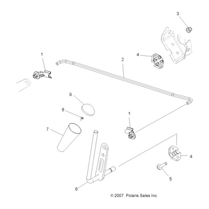 Bolt-M8X1.25X35,Hx Hd Flg by Polaris 7518469 OEM Hardware P7518469 Off Road Express