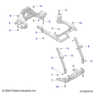 Bolt-M8X1.25X65,Hxflg by Polaris 7518816 OEM Hardware P7518816 Off Road Express