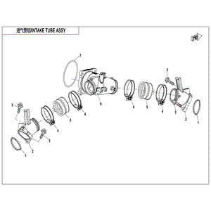 Bolt M8X25 by CF Moto 0130-011114-0010 OEM Hardware 0130-011114-0010 Northstar Polaris