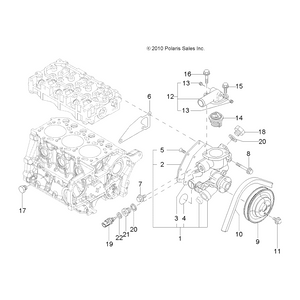 Bolt M8X30 Plated by Polaris 3070387 OEM Hardware P3070387 Off Road Express