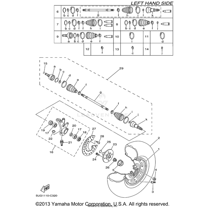 Bolt, Serration by Yamaha