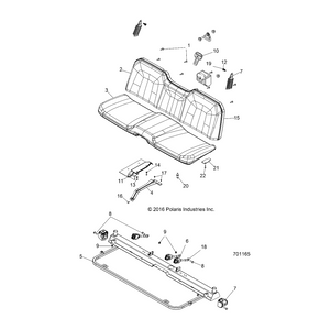 Bolt-Shoulder,7/16 X 20 X 0.89 by Polaris 7519255 OEM Hardware P7519255 Off Road Express