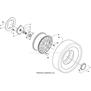 Bolt,Shoulder-9.6X9.55Xm6 Blk W/204 By Arctic Cat 1423-611 OEM Hardware 1423-611 Off Road Express