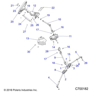 Bolt-Shoulder,M8-15,M6X1.0-Blk by Polaris 7519980 OEM Hardware P7519980 Off Road Express