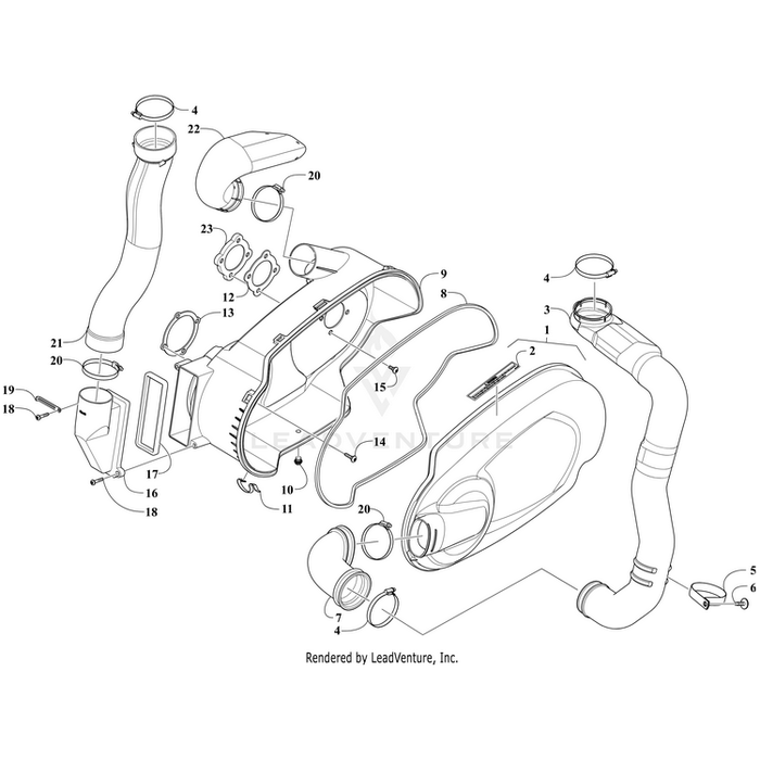 Bolt,Shoulder-Tsh M6-1.0X20 By Arctic Cat