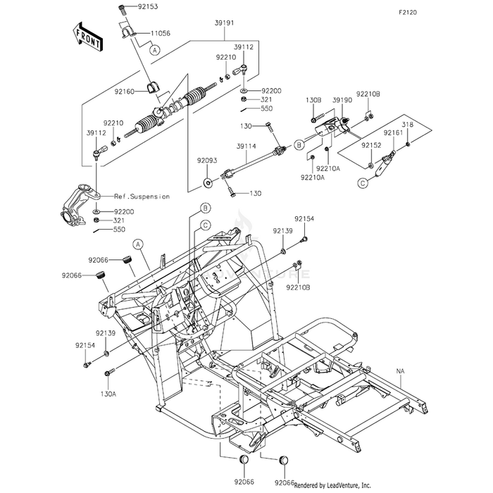 Bolt,Socket,10X23 by Kawasaki