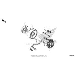 Bolt, Socket (5X12) by Honda 90089-KR0-000 OEM Hardware 90089-KR0-000 Off Road Express Peach St