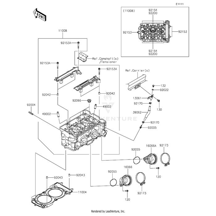 Bolt-Socket,6X18 by Kawasaki