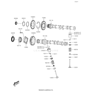 Bolt,Socket,6X20 by Kawasaki 92154-1619 OEM Hardware 92154-1619 Off Road Express Peach St