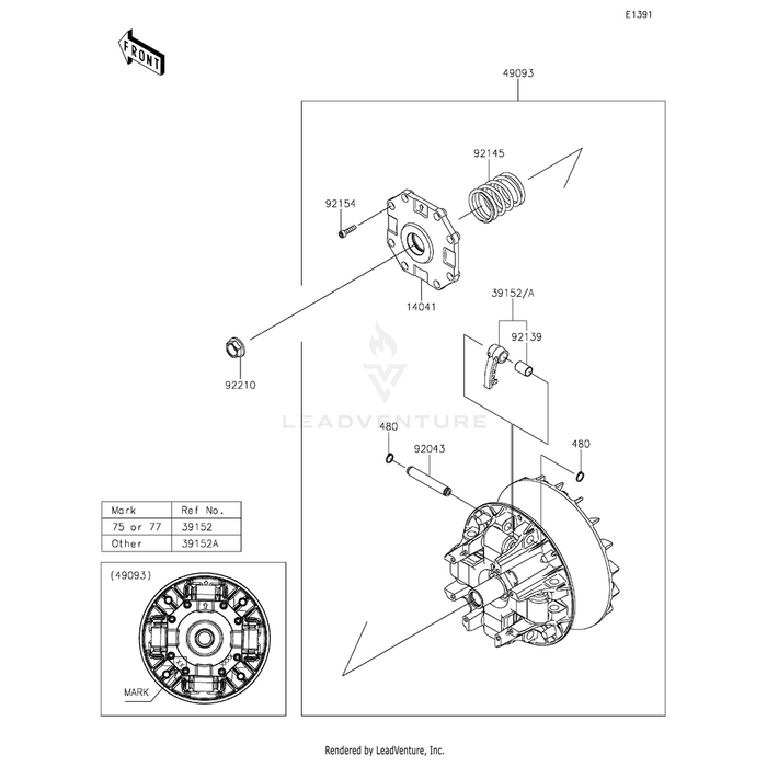 Bolt-Socket,6X25 by Kawasaki