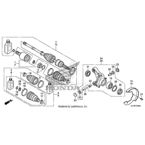 Bolt, Special (6X12) by Honda 90112-MFC-640 OEM Hardware 90112-MFC-640 Off Road Express Peach St