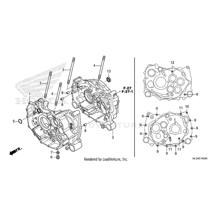 Bolt, Stud (10X147) by Honda