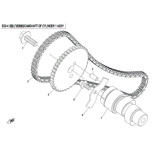 Bolt Timing Sprocket by CF Moto 0800-024003-00001 OEM Hardware 0800-024003-00001 Northstar Polaris