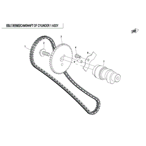 Bolt Timing Sprocket by CF Moto 0800-024003-00002 OEM Hardware 0800-024003-00002 Northstar Polaris