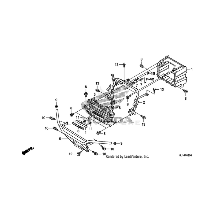 Bolt-Washer (10X25) by Honda