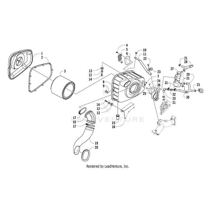 Boot,Air Cleaner By Arctic Cat