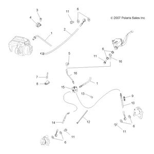 Boot,Brakeline,Rubber by Polaris 5411297 OEM Hardware P5411297 Off Road Express