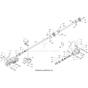 Boot,Coupler-Rear Shaft By Arctic Cat 1402-951 OEM Hardware 1402-951 Off Road Express