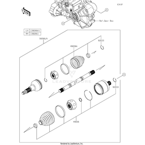 Boot,Inside by Kawasaki 49006-0613 OEM Hardware 49006-0613 Off Road Express Peach St