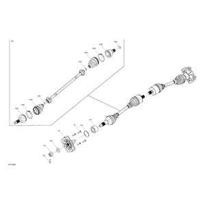 Boot Kit by Can-Am 705501864 OEM Hardware 705501864 Off Road Express Peach St