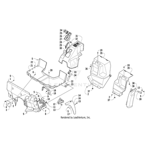 Boot, Parking Brake Lever By Arctic Cat 2406-960 OEM Hardware 2406-960 Off Road Express