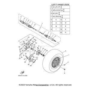 Boot Set (Ball Joint) by Yamaha 2HC-2530X-12-00 OEM Hardware 2HC-2530X-12-00 Off Road Express