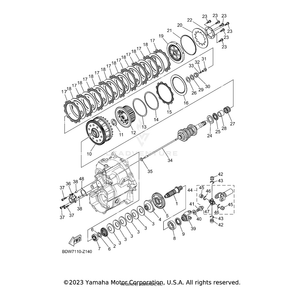 Boss, Clutch by Yamaha BDW-16371-00-00 OEM Hardware BDW-16371-00-00 Off Road Express