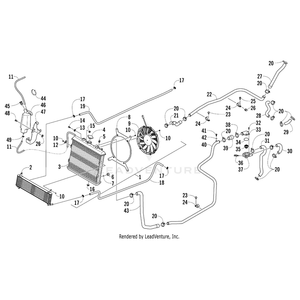 Bottle,Overflow By Arctic Cat 0413-086 OEM Hardware 0413-086 Off Road Express