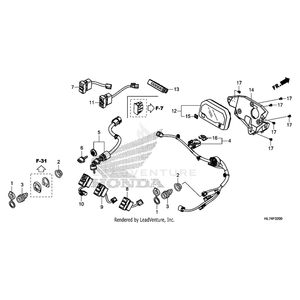 Box Assembly, Indicator by Honda 37600-HL7-A31 OEM Hardware 37600-HL7-A31 Off Road Express Peach St