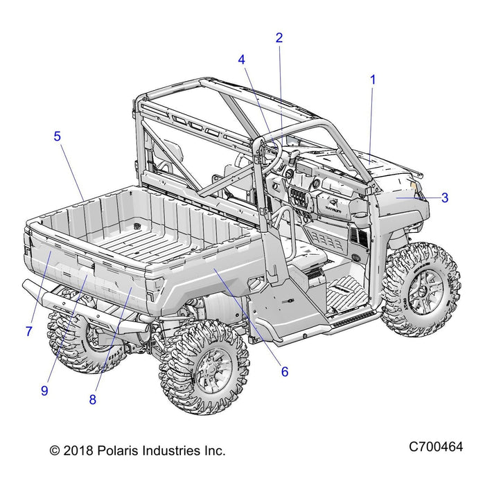 Box Decal, Left, by Polaris