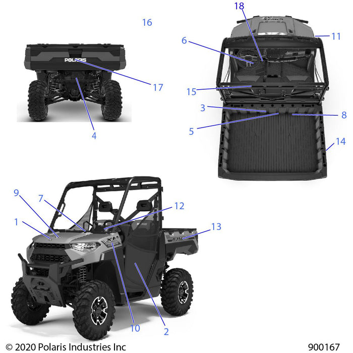 Box Decal, Left, by Polaris