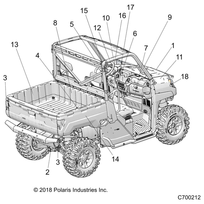 Box Decal, Left, by Polaris