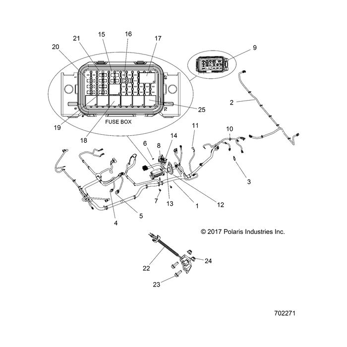 Box Harness, Diesel by Polaris