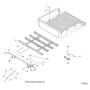 Box Latch Weld, Matte Black by Polaris 1017305-458 OEM Hardware P1017305-458 Off Road Express