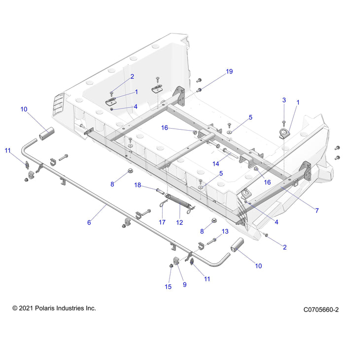 Box Support Weld, Black by Polaris