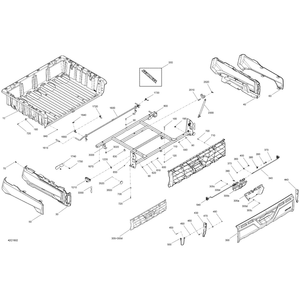 Box Trim LH Pure Magnesium by Can-Am 708302287 OEM Hardware 708302287 Off Road Express