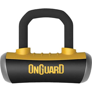 Boxer 8046 Disc Lock With Disc Reminder Black/Yellow by Onguard 45008046 Disc Lock 57-9610 Western Powersports Drop Ship