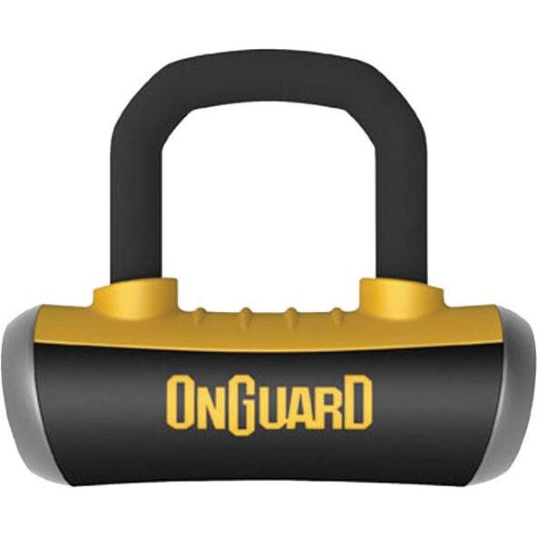 Boxer 8046 Disc Lock With Disc Reminder Black/Yellow by Onguard