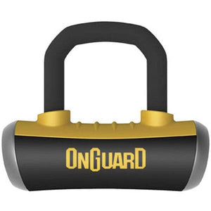 Boxer 8048 Disc Lock With Disc Reminder Black/Yellow by Onguard 45008048 Disc Lock 57-9611 Western Powersports Drop Ship