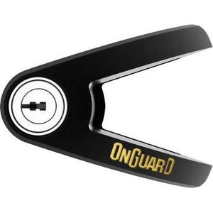 Boxer 8051 Disk Lock Black With Reminder And Pouch by Onguard 45008051 Disc Lock 57-9612 Western Powersports Drop Ship