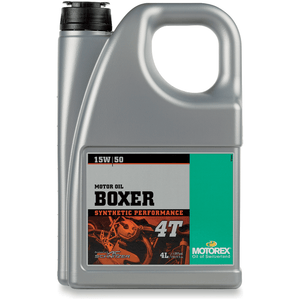 Boxer Synthetic 4T Engine Oil By Motorex 102295 Engine Oil Synthetic 3601-0256 Parts Unlimited Drop Ship