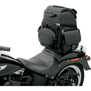 Br3400Ex Combination Backrest, Backseat, And Sissy Bar Bag By Saddlemen EX000440 Seat Bag 3515-0120 Parts Unlimited